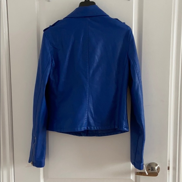 NWOT Stradivarius Vegan Faux Leather Jacket - Picture 2 of 6